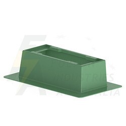 FB3CDG green fibreglass pillar cabinet base